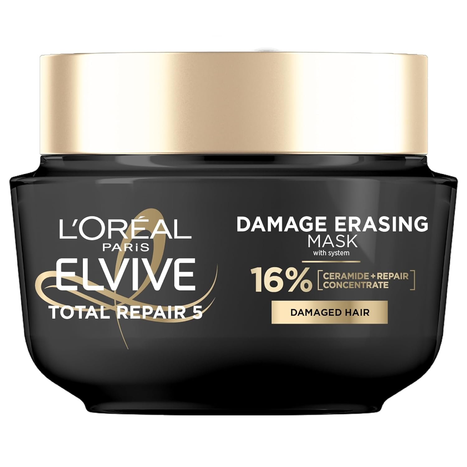 L’Oreal Paris Elvive Total Repair 5 Damage-Erasing Balm with Almond and Protein, 8.5 Ounce (Packaging May Vary)
