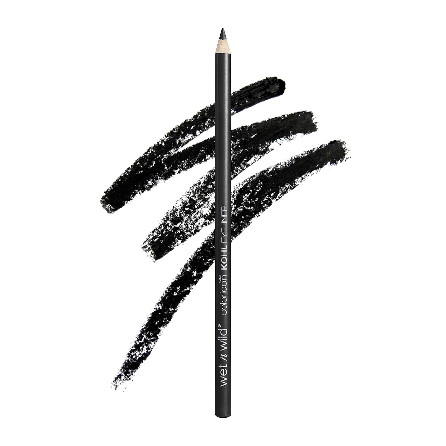 wet n wild Color Icon Kohl Eyeliner Pencil – Rich Hyper-Pigmented Color, Smooth Creamy Application, Long-Wearing Matte Finish Versatility, Cruelty-Free – Baby’s Got Black