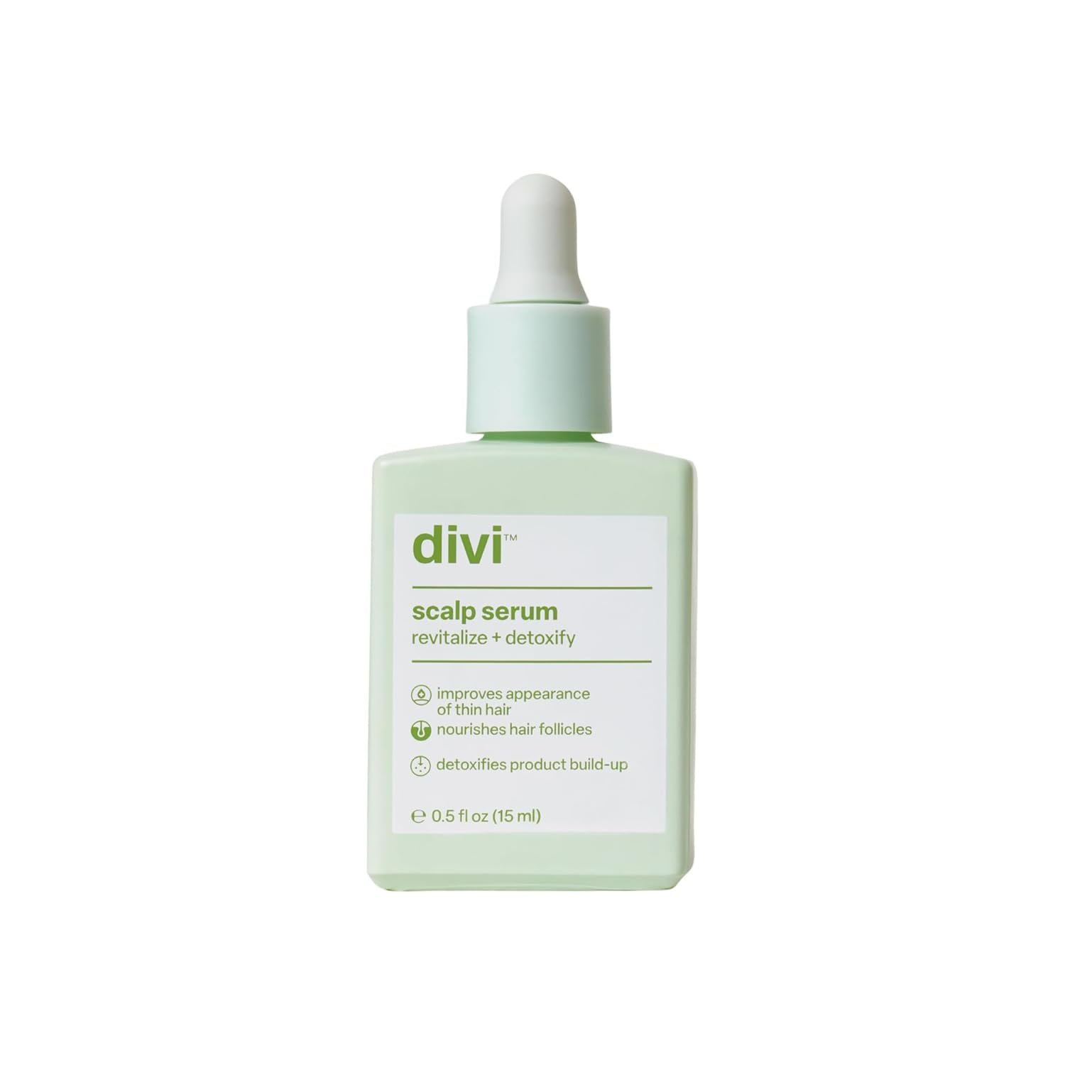Divi Scalp Serum for Thinning Hair Clinically Tested, Non-Greasy Formula with Amino Acids, Caffeine & Rosemary Oil Promotes Healthy Scalp & Fuller-Looking Hair, Reduces Oil & Product Buildup