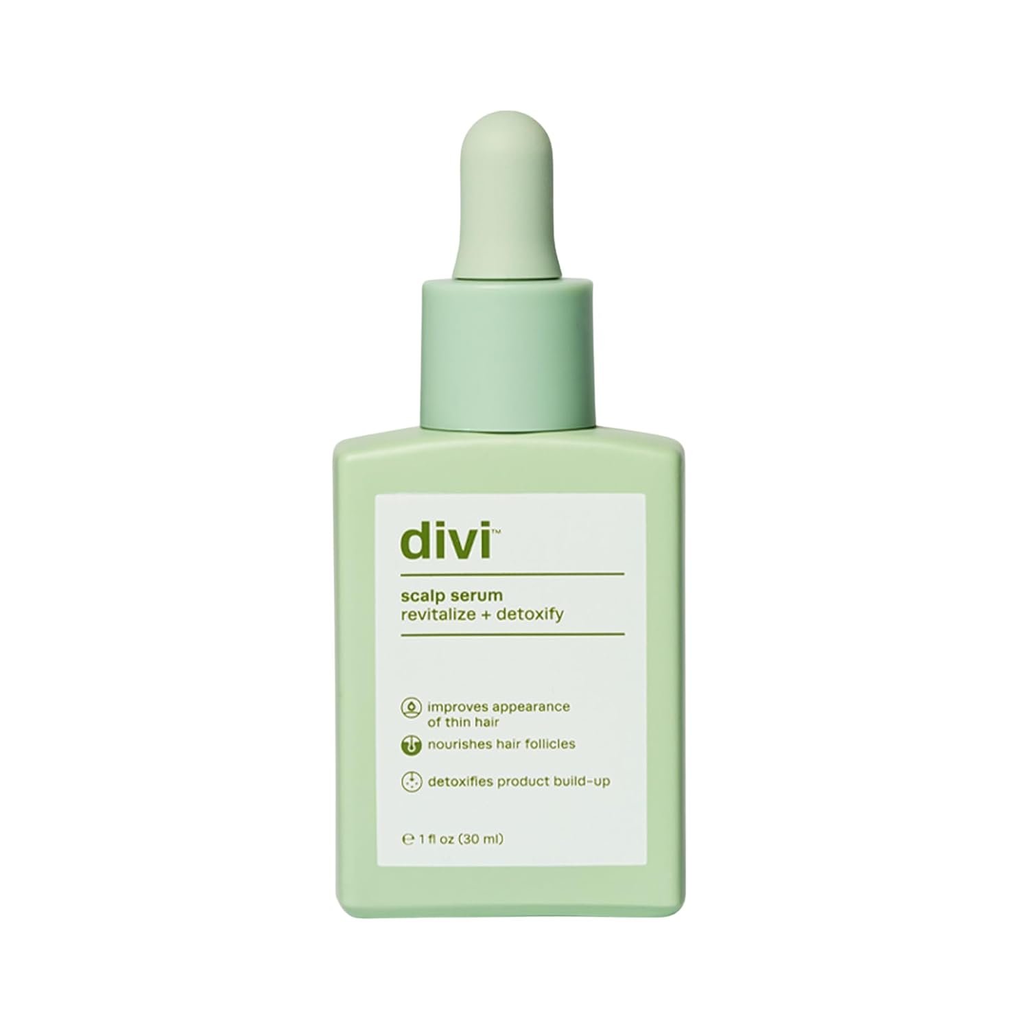 Divi Scalp Serum for Thinning Hair Clinically Tested, Non-Greasy Formula with Amino Acids, Caffeine & Rosemary Oil Promotes Healthy Scalp & Fuller-Looking Hair, Reduces Oil & Product Buildup