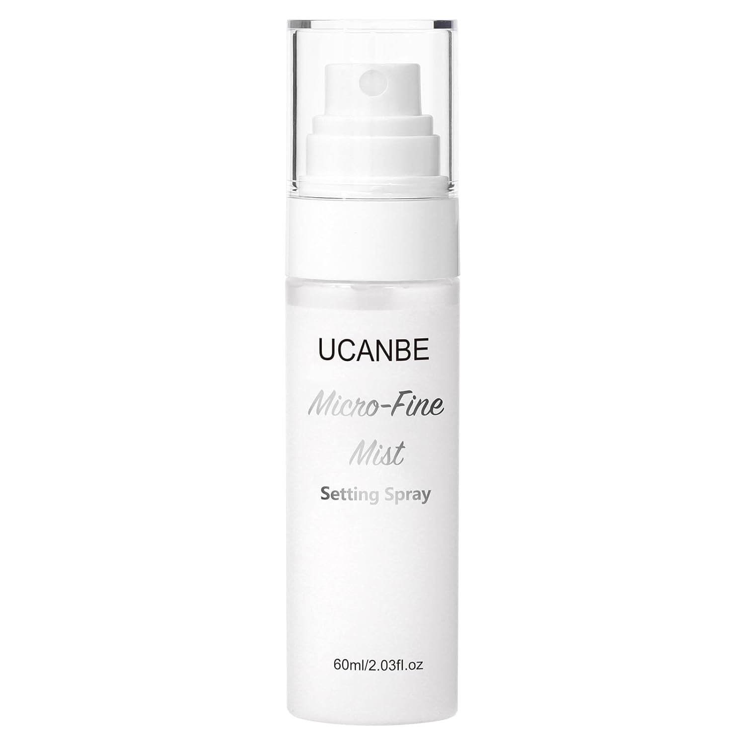 UCANBE Dewy Setting Spray for Makeup, Long Lasting Hydrating Make Up Finishing Spray for Face, Micro-Fine Mist Fixing Spray for Dewy Glow Finish, Lightweight & Waterproof for up to 16 Hours Wear