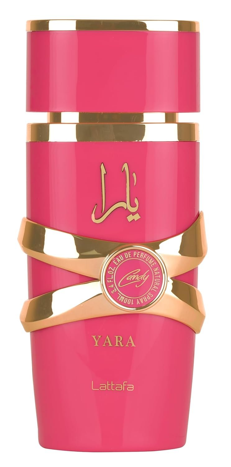 Lattafa Yara Candy – Vanilla, Fruity, Citrus, Floral – Eau de Parfum Long-Lasting Fragrance for Women, 3.40 Ounce / 100 ml