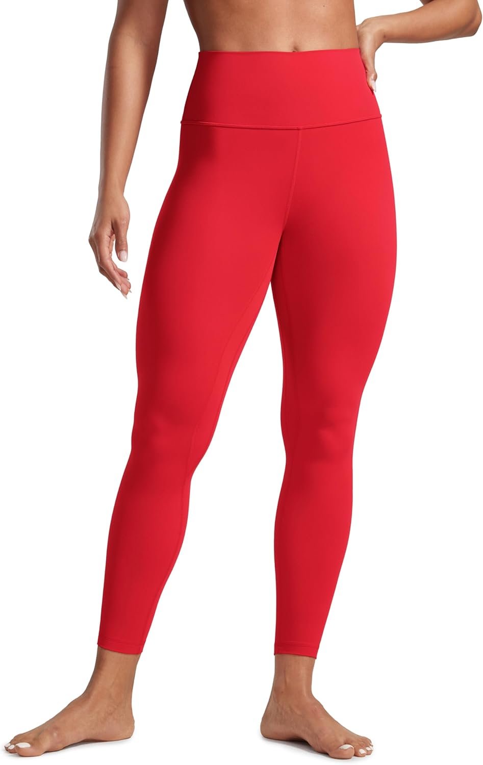 CRZ YOGA Butterlift Workout Leggings 25″ – High Waisted Pilates Gym Athletic Womens Yoga Pants Buttery Soft