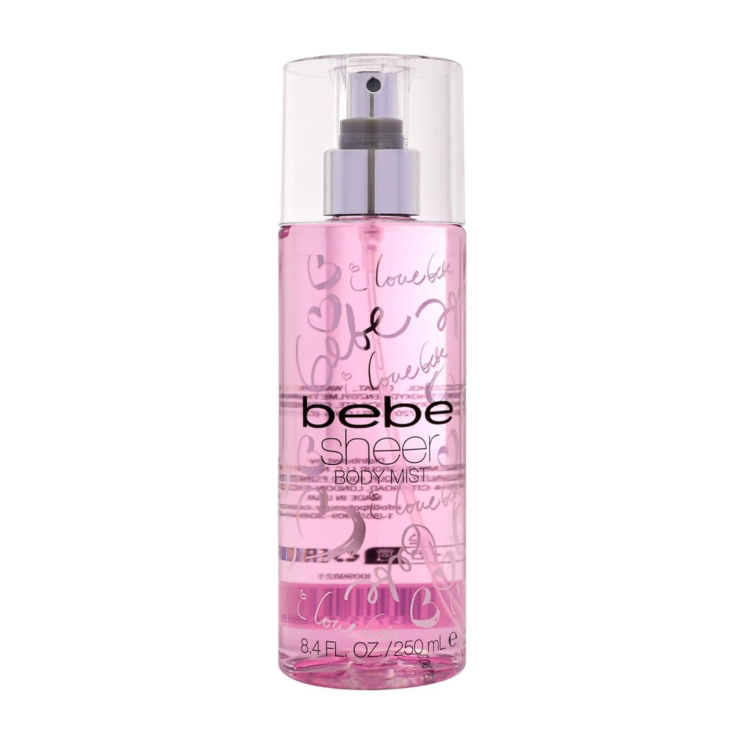 Bebe Sheer Body Mist – Body Spray for Women – Sensual and Flirtatious Womens Fragrance with Citrus Cocktail, Pink Peony and Sandalwood Notes – 8.4 oz