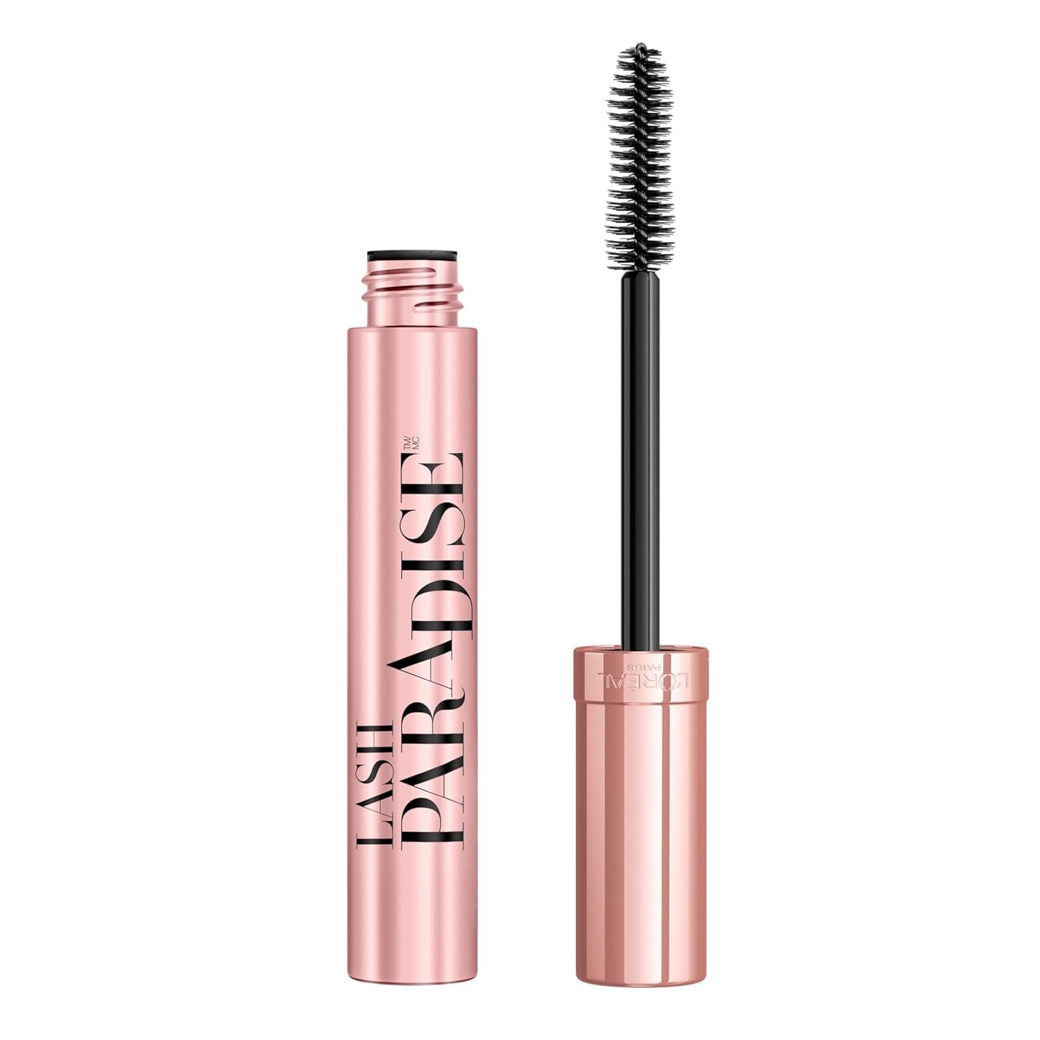 L’Oreal Paris Voluminous Makeup Lash Paradise Mascara, Voluptuous Volume, Intense Length, Feathery Soft Full Lashes, No Flaking, No Smudging, No Clumping, Black Brown, 0.25 Fl Oz (Pack of 1)