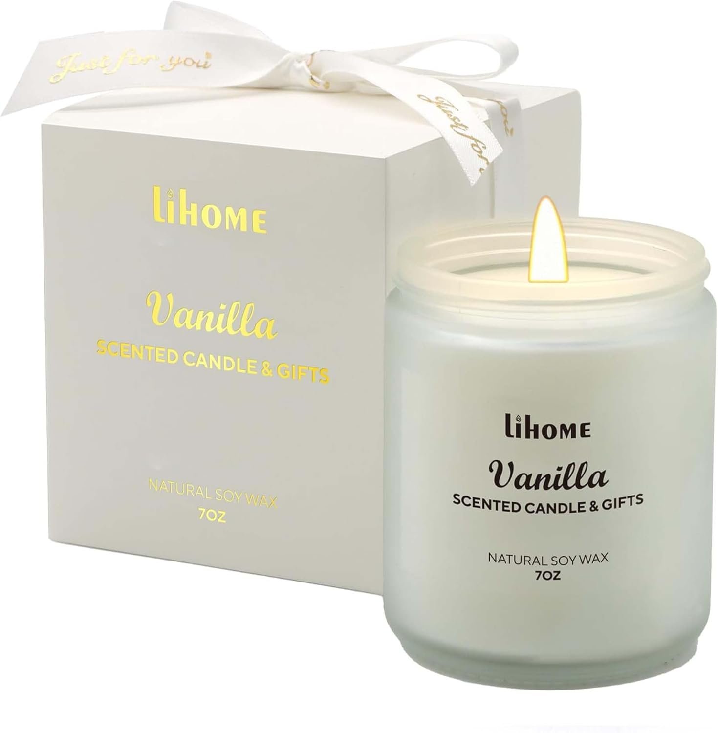 Candles Gifts for Women – Scented Candles, Natural Soy Wax Candles for Home Scented Perfect for Christmas, Birthday, Mother’s Day, Vanilla Candle