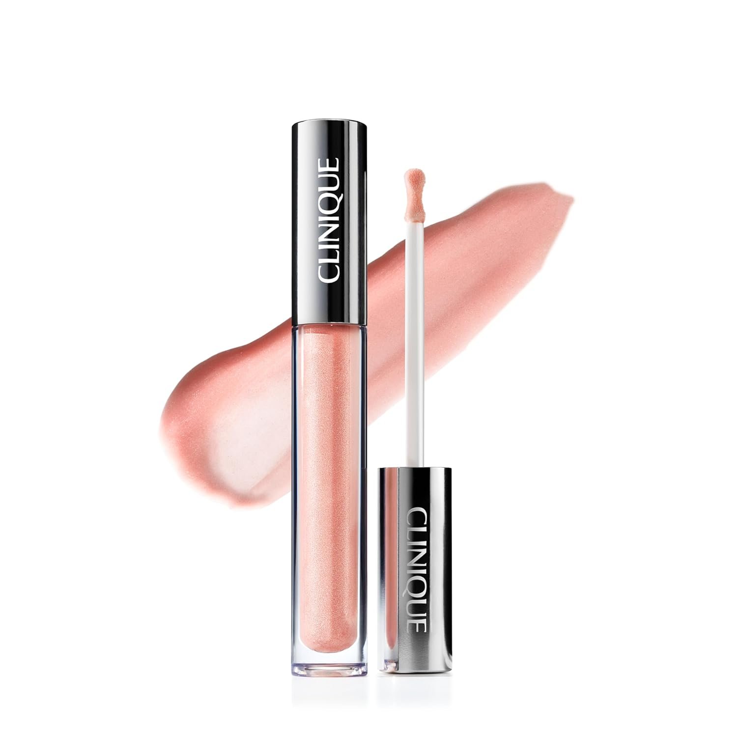 Clinique Pop Plush Creamy Lip Gloss With Hyaluronic Acid + Blend of Avocado, Aloe + Shea Butter | Hydrating + High Shine, Airkiss Pop, 0.11 Fl Oz