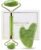 huefull Genuine Jade Roller & Gua Sha Set for Face, Cooling & Firming Effect, Sculpting Tool for Jawline & Skin Care, Self-Care Gift for Women & Men