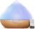 Essential Oil Diffuser for Home: 500ML Aroma Diffuser for Hotel Office Yoga Room – Humidifier with 14 Colors LED Night Light for Kids/Women Home Relaxation,Brown