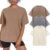 Womens Washed Vintage Oversized T-Shirt Baggy Workout Tops Short Sleeve Cotton Tshirts Streetwear Boyfriend Tee
