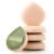 COOL-ANGLE 5Pcs Makeup Sponge For Foundation Concealer And Powder, Latex Free Blender Sponge For Natural And Easy Makeup Soft Long-lasting And Beginner-friendly, Green, Medium