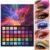 UCANBE Spotlight Eyeshadow Palette Professional 40 Color Eye Shadow Matte Shimmer Makeup Pallet Highly Pigmented Colorful Powder Long Lasting Waterproof Eye Shadow
