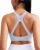 RUNNING GIRL Sports Bras for Women High Support Molded Cup High Impact Sports Bras with Sewn in Pads Racerback Running Bra