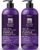 Sulfate Free Brass Toning Purple Shampoo and Conditioner Set for Grey and Silver Hair, Moisturizing & Color-Safe, Enhances Shine & Brightness, Made in USA (16 fl oz each)